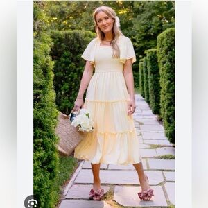 Ivy City Co Ophelia Dress in Yellow